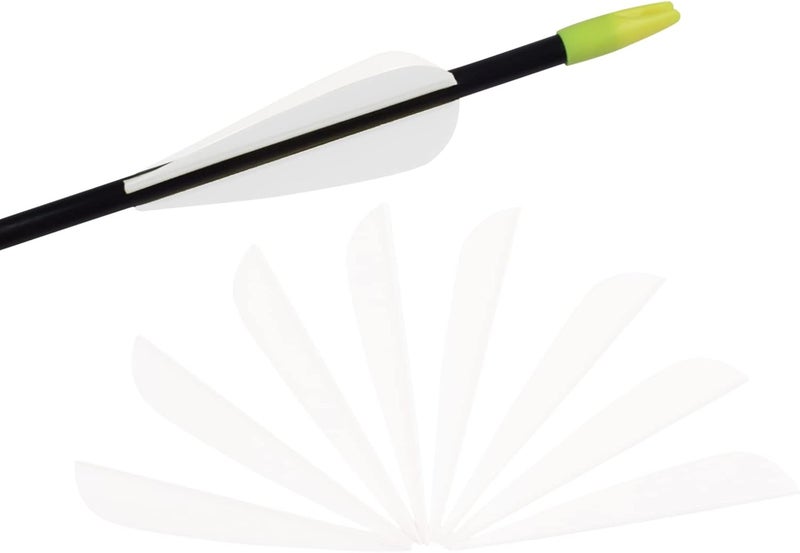 TY Archery 3 Inch Arrow Fletching Vanes Plastic Feather for DIY Archery Hunting Targeting Arrows(Pack of 50) - Image 1